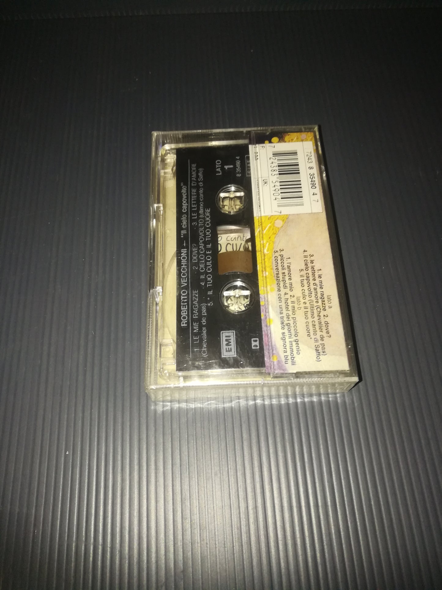 The Upside Down Sky" Roberto Vecchioni Musicassette