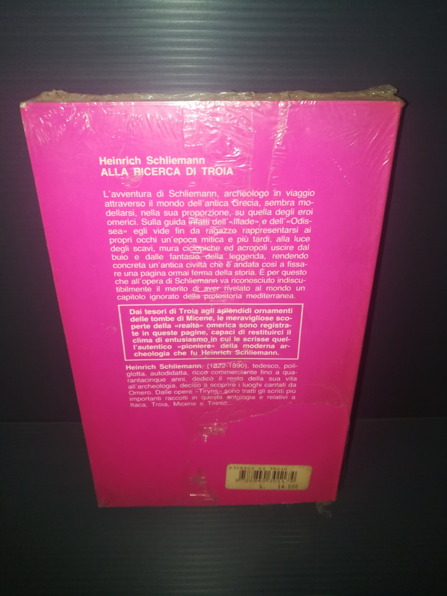 In Search of Troy" H.Schliemann Book
Melita Brothers Book Club