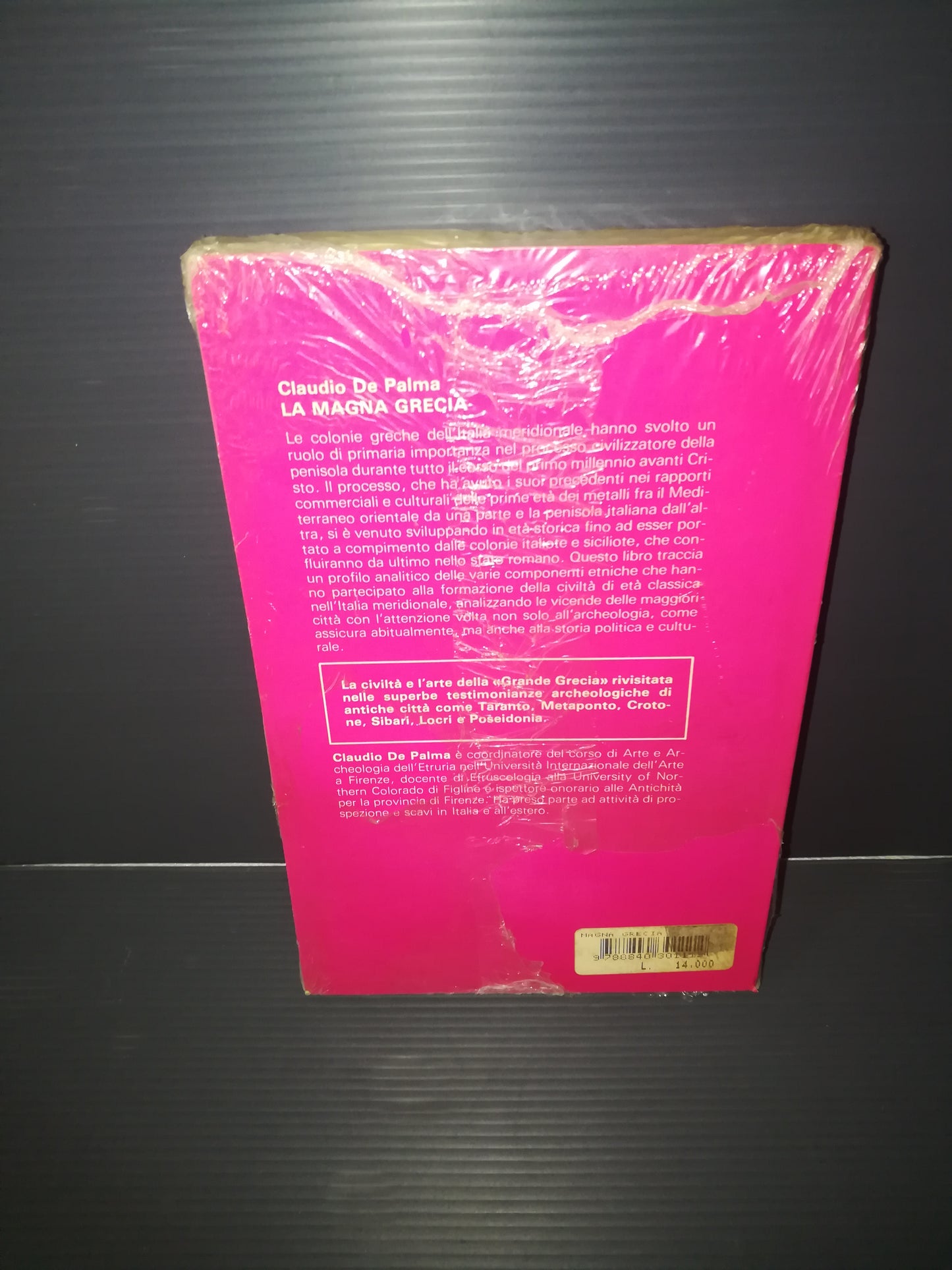 Magna Graecia" Claudio De Palma Book