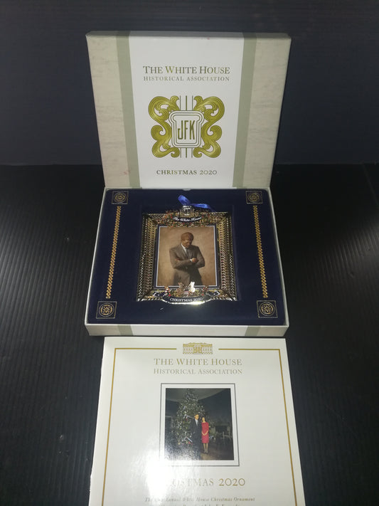 John F.Kennedy The Whithe House Targa Ornamentale Natalizia anni 2020