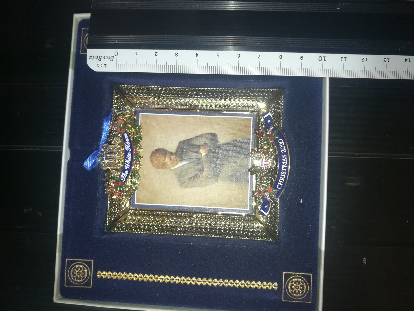 John F. Kennedy The White House 2020 Christmas Ornamental Plaque