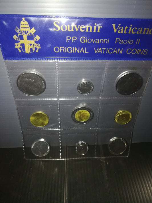Souvenir Vaticano P.P.Giovanni Paolo II Original Vatican Coins
