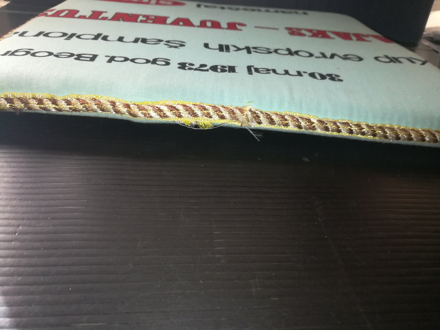 Ajaks-Juventus Champions Cup Final Stadium Cushion
ORIGINAL OF THE TIME