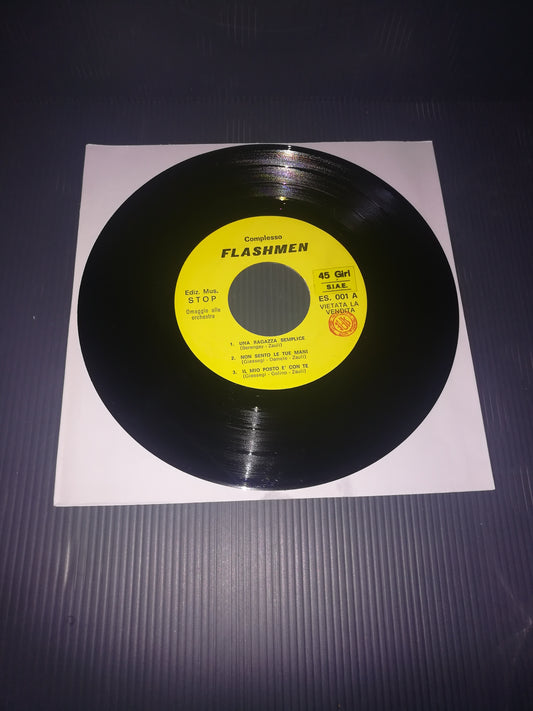 Flashmen 45 rpm set 6 tracks Published by Edizioni Musicali Stop code ES001