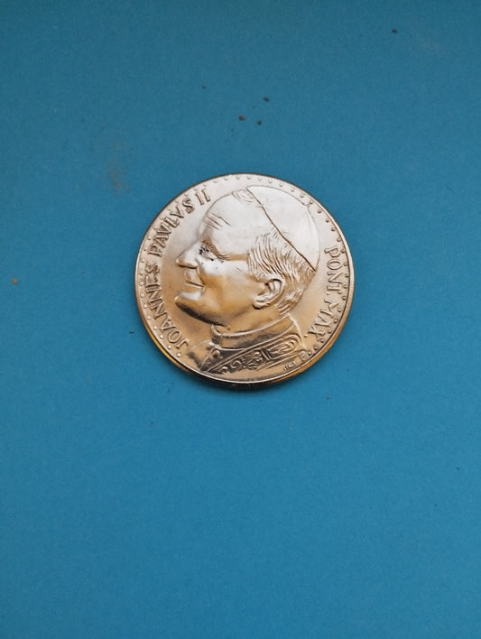 Medaglia Joannes Paulus II Ponte.Max Totus Tuus In Metallo