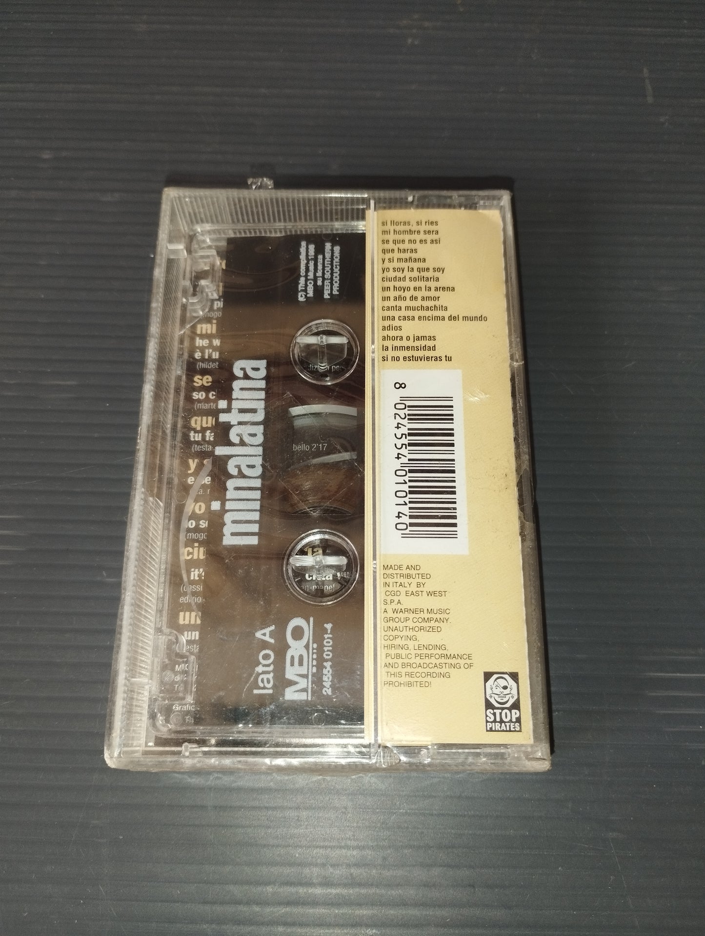 Mina Latina" Mina Musicassetta
Published in 1998