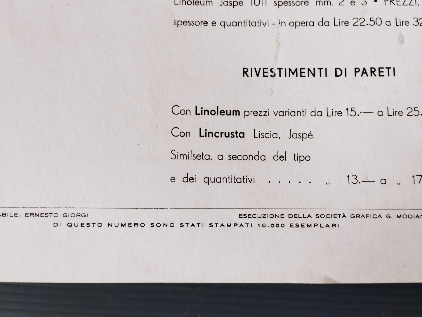 Rivista "Edilizia Moderna" N.13 Aprile-Giugno 1934 -XII