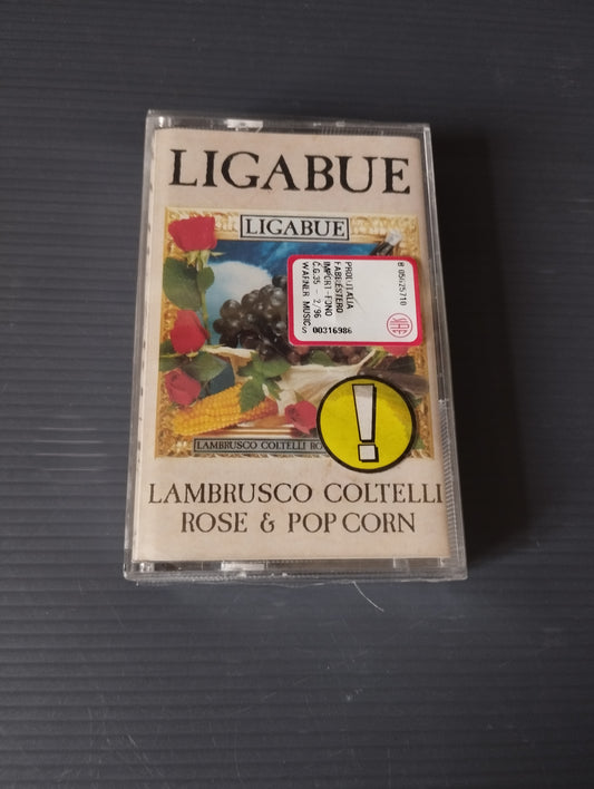 Lambrusco Coltelli Rose & Pop Corn cassette