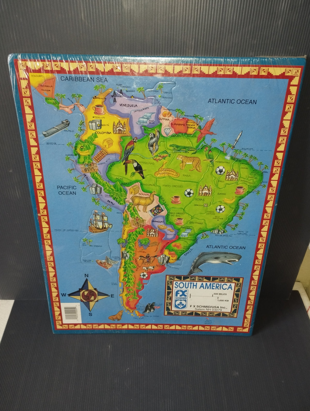 Puzzle South America
Prodotto da F X Schmidt