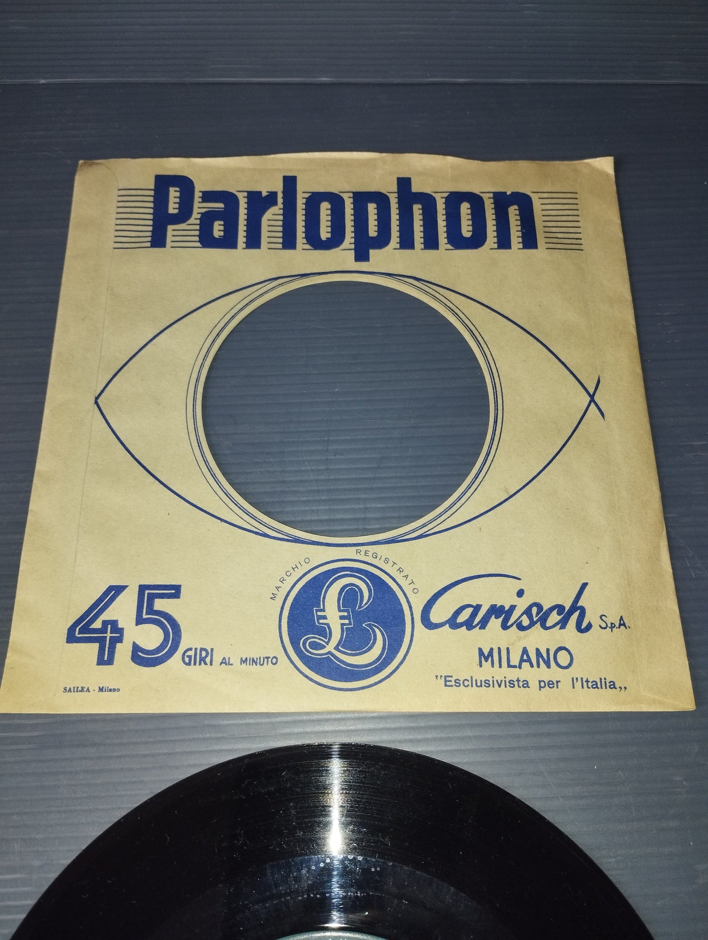 Messico/Buenas Noche mi Amor" Dino Sarti 45 giri
Edito nel 1958 da Parlophon Cod.QMSE 16200