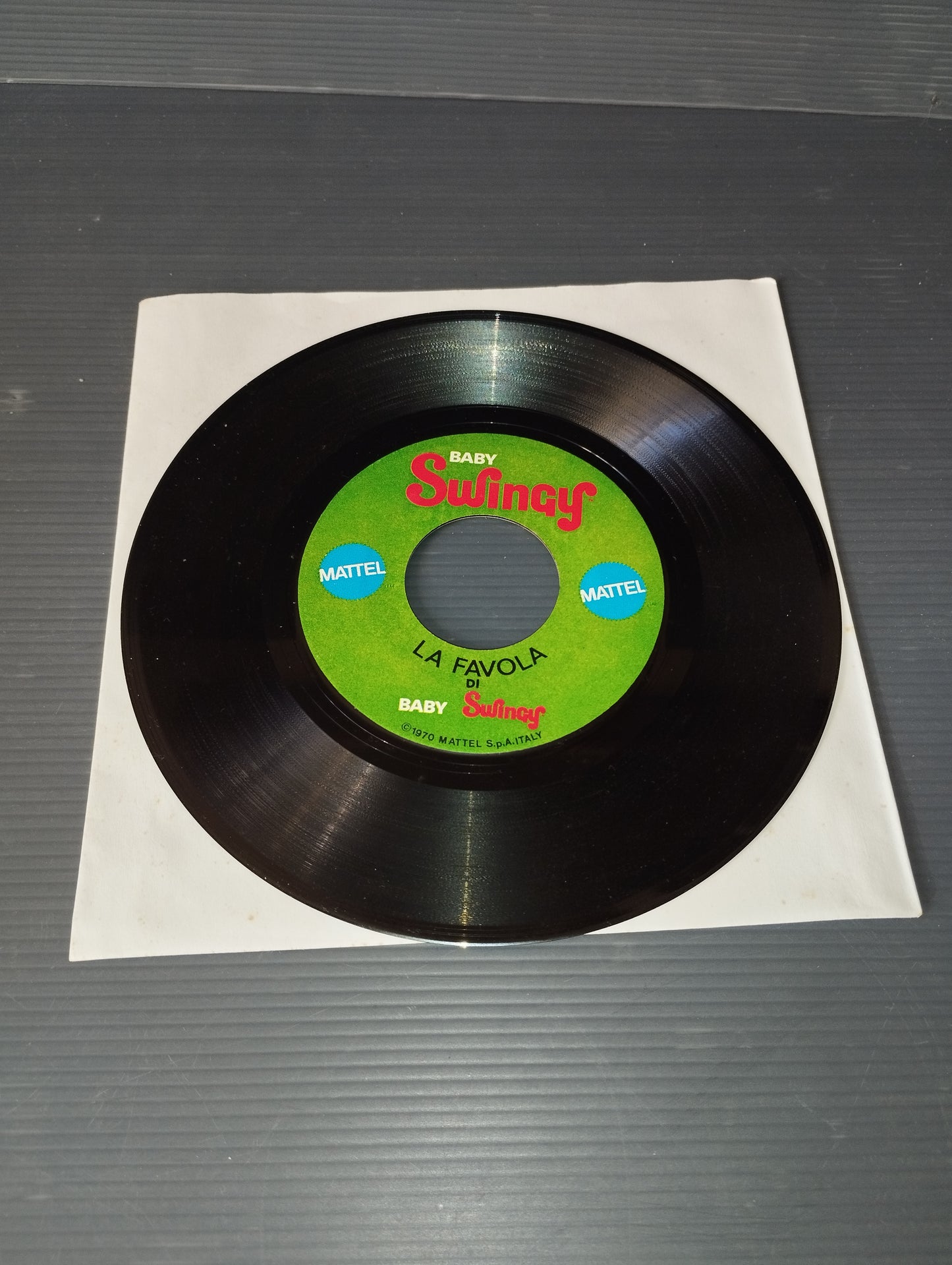 The Music/The Tale of Baby Swingy" 45 rpm
Published in 1970 by Mattel