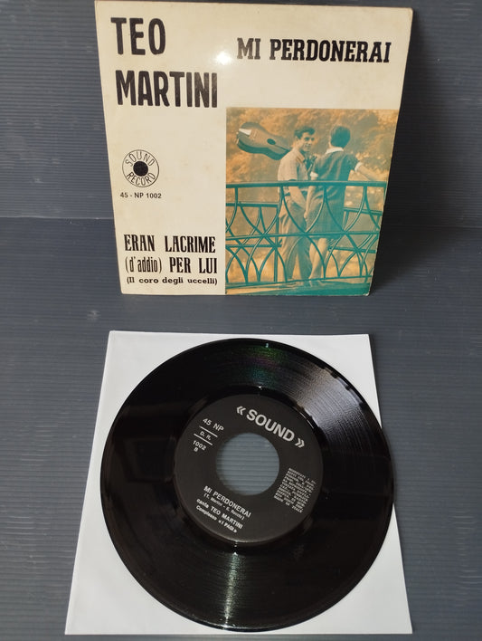 Mi Perdonerai/Eran Lacrime .." Teo Martini Complesso i Pagi
45 Giri