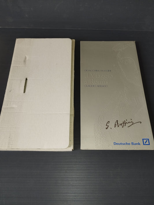 Il Viaggio A Reims"Rossini/Abbado 2CD + libretto
Edito nel 2001 Warner Fonit
Deutsche Bank