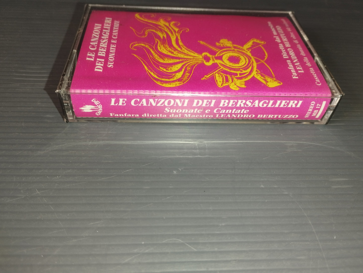 Le Canzoni Dei Bersaglieri Suonate e Cantate"Leandro Bertuzzo Musicassetta
Edita da Emmebi
