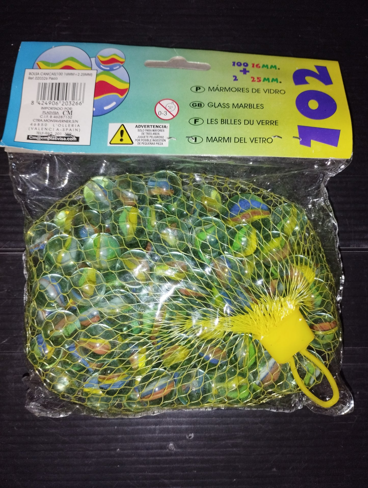 Bag of 102 Glass Marbles (Glass Marbles)
Brand CM