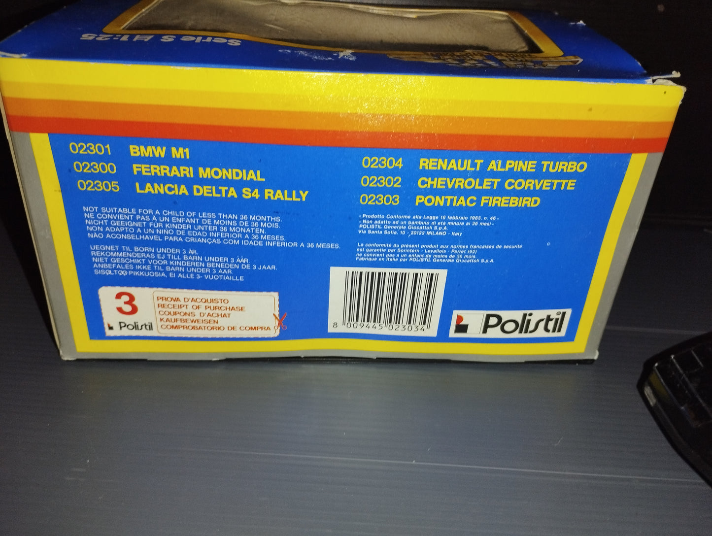 Modellino Pontiac Firebird
Prodotto da Polistil