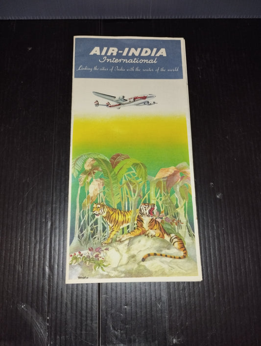 Air-India International Depliant Informativo
Stampato nell'Aprile 1951