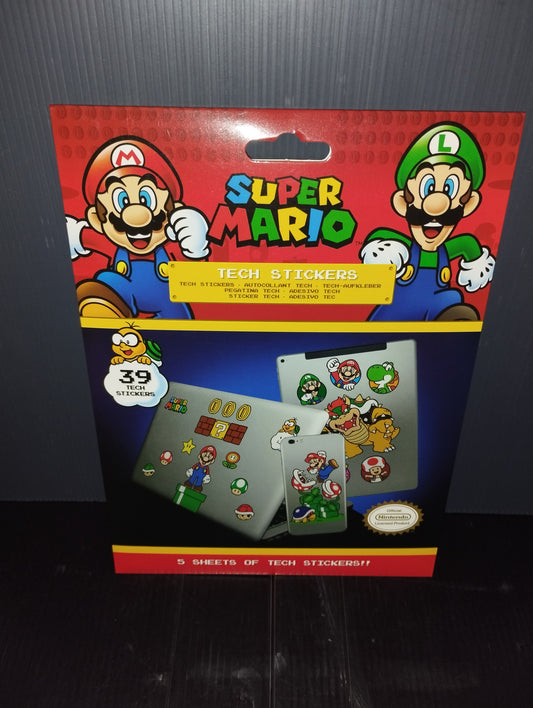 Super Mario 39 Tech Stickers
Official Nintendo Licensed Product