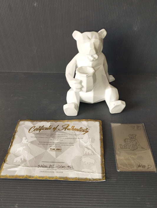 Scultura Baloo Pot
Creatore Idriss Baccouche
Polyverse Art
In resina