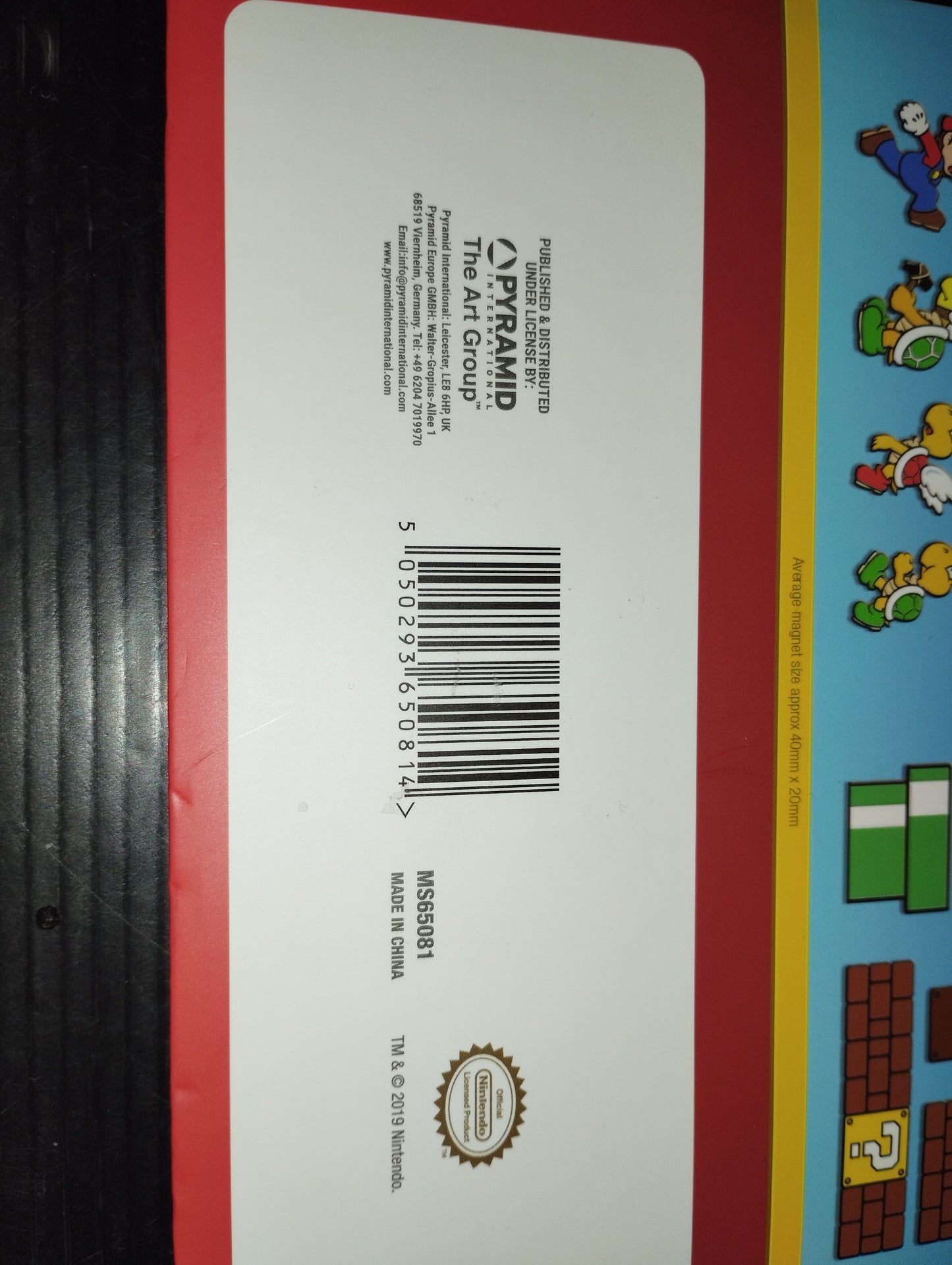 Super Mario 23 magnets set
Official Nintendo Licensed Product