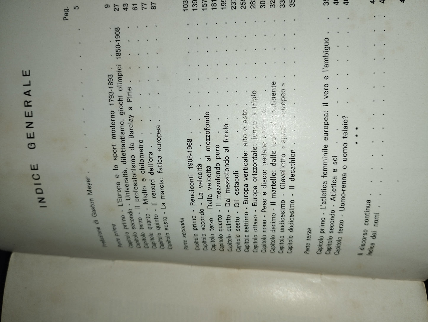 Libro "Storia Dell'atletica Europea 1793/1968" Luciano Serra