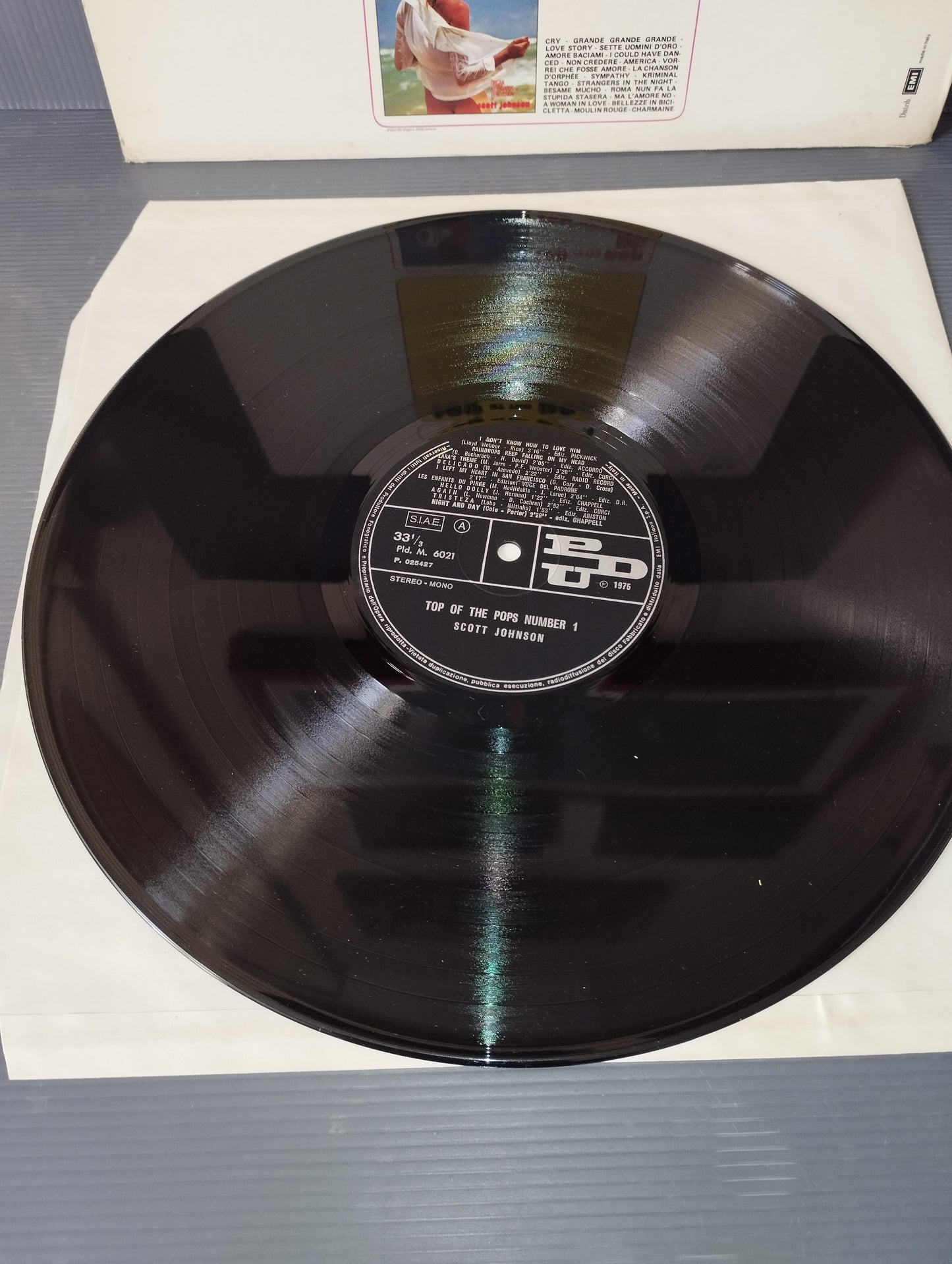 Top Of The Pop Number 1 " Scott Johnson Lp 33 Giri