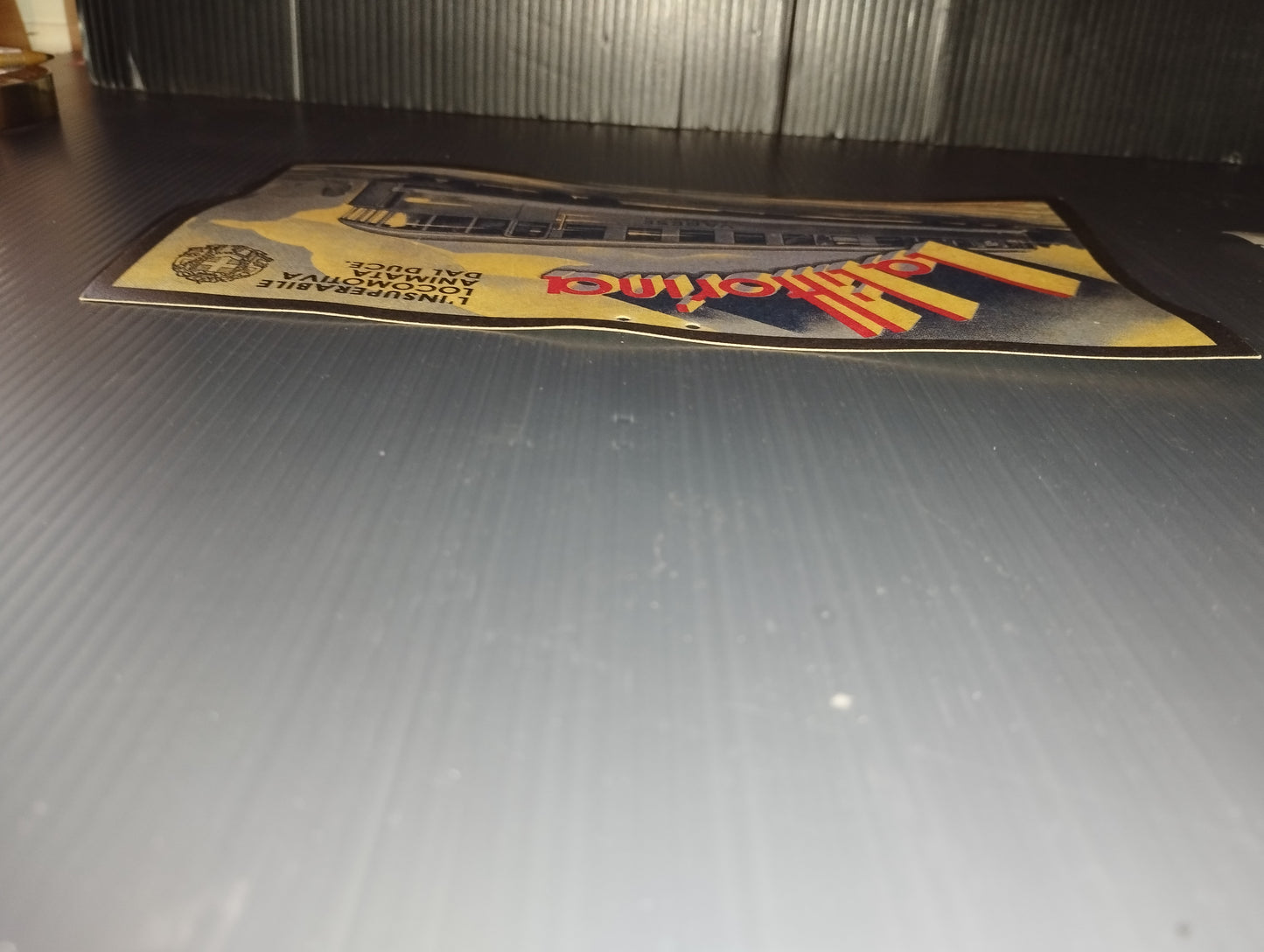 La Littorina l'insuperabile locomotiva animata dal Duce
Cartoncino Pubblicitario