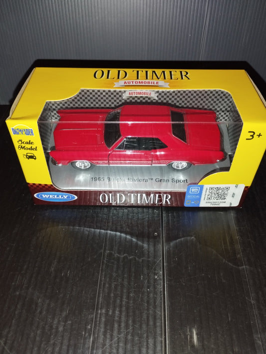 Modellino 1965 Buick Riviera Gran Sport
Prodotto da Welly
Scala 1:36