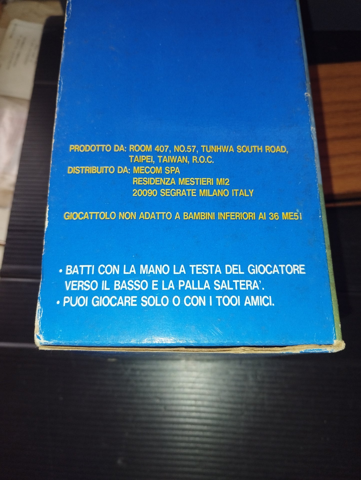 Gioco Il Marcatore
Distribuito da Mecom Segrate (Mi)