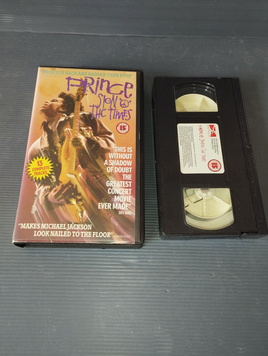 VHS Prince Sign or the times
