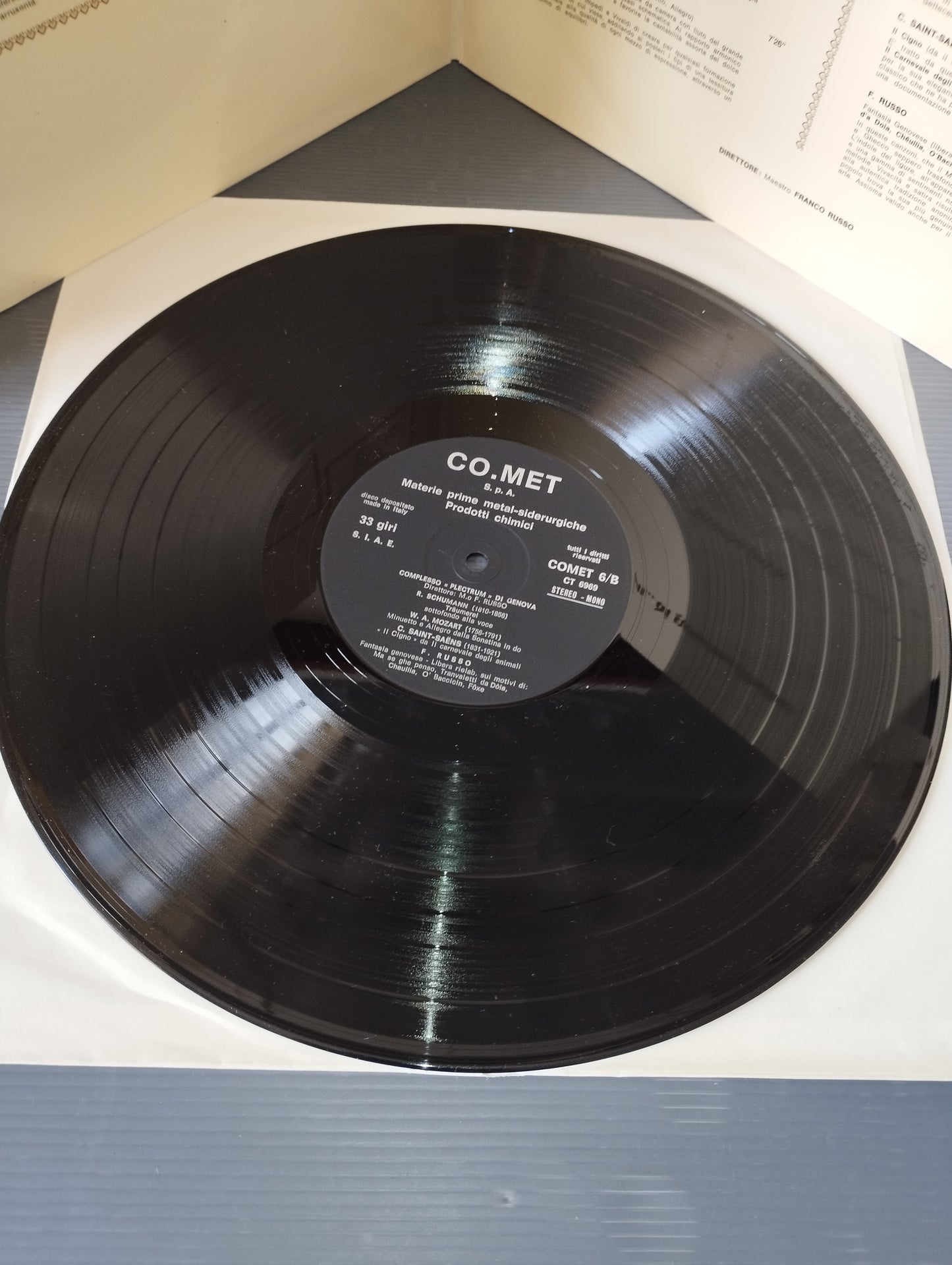 Fantasia Genovese" Complesso Plectrum LP 33 giri
Edito nel 1971 da CO.MET