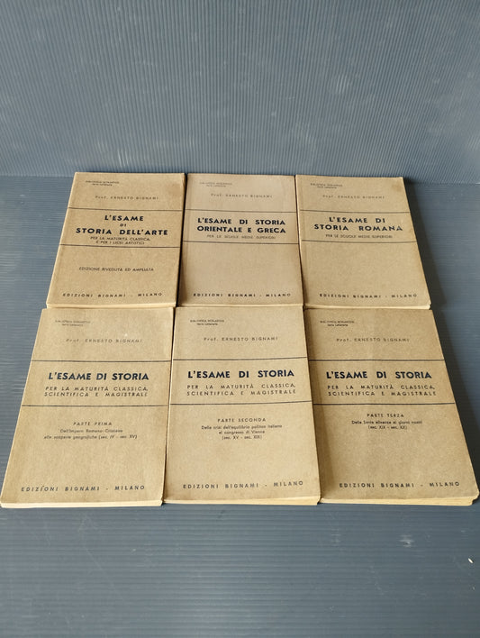 Lotto 6 Volumi Bignami
Editi negli Anni 60 da Edizioni Bignami