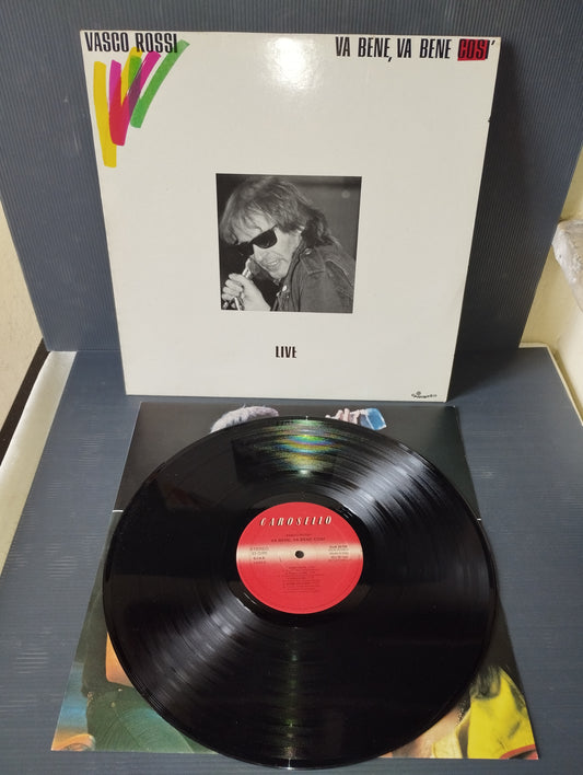 Va bene,va bene così" Vasco Rossi Lp 33 Giri
Edito nel 1984 da Carosello Cod .CLN 25105