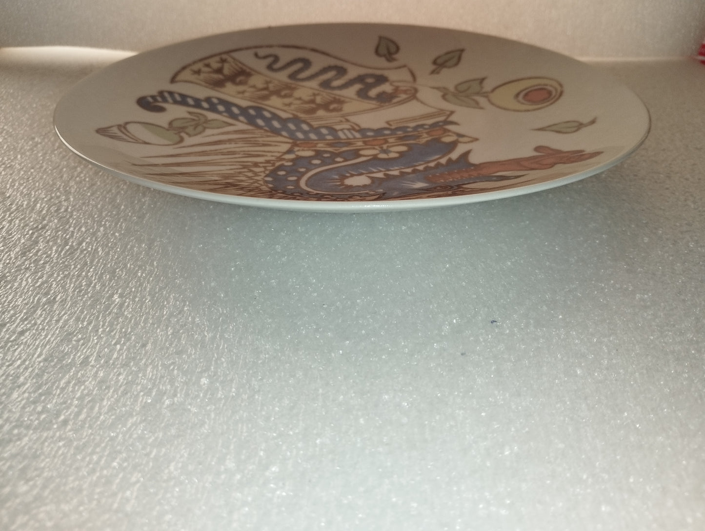 Piatto In Ceramica Fornasetti Per Alfa Romeo 1970