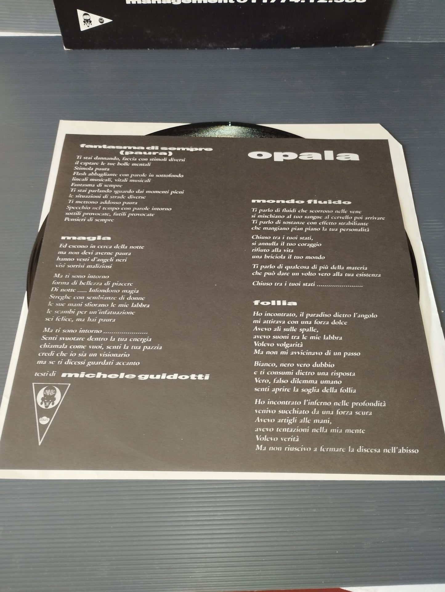 Mondo Fluido" Opala Lp 33 Giri
Edito nel 1987 da Cannibal Records