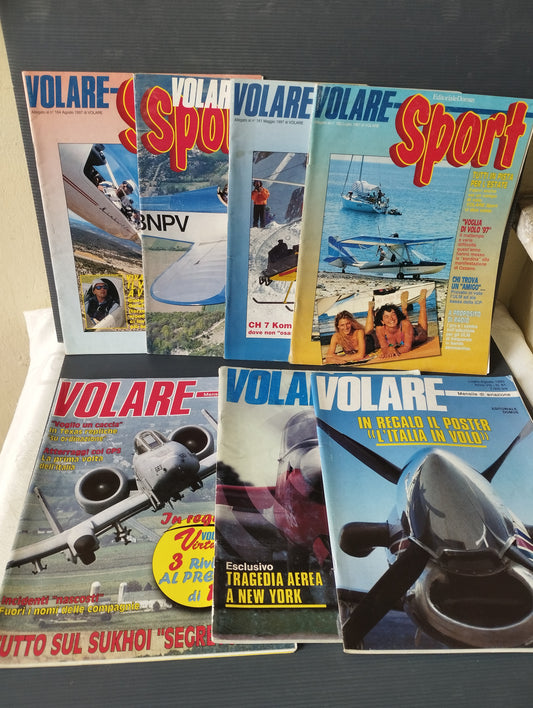 Lotto 7 Riviste Volare/Volare Sport
Edite negli anni 90 da Editoriale Domus