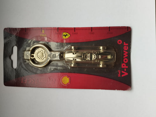 Ferrari 156 F1 1961 key ring
Shell V-Power gadgets
In chromed metal