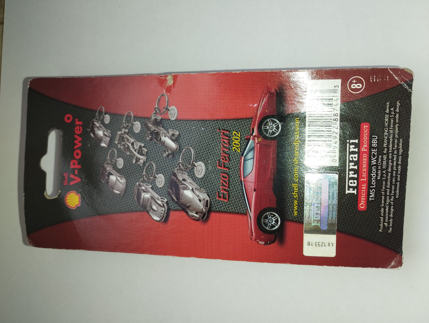 Portachiavi Ferrari Enzo Ferrari 2002
Gadget Shell V-Power