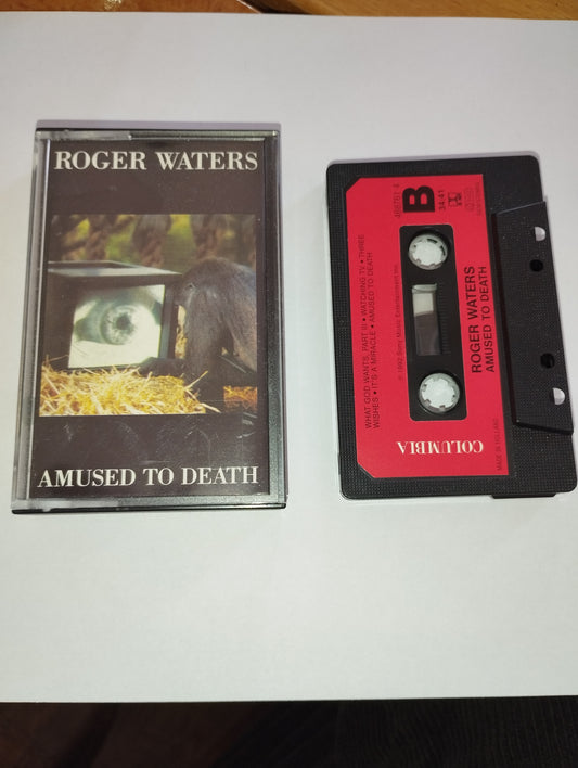 Amused to Death" Roger Waters cassette
Published by Columbia Code COL 468761 4