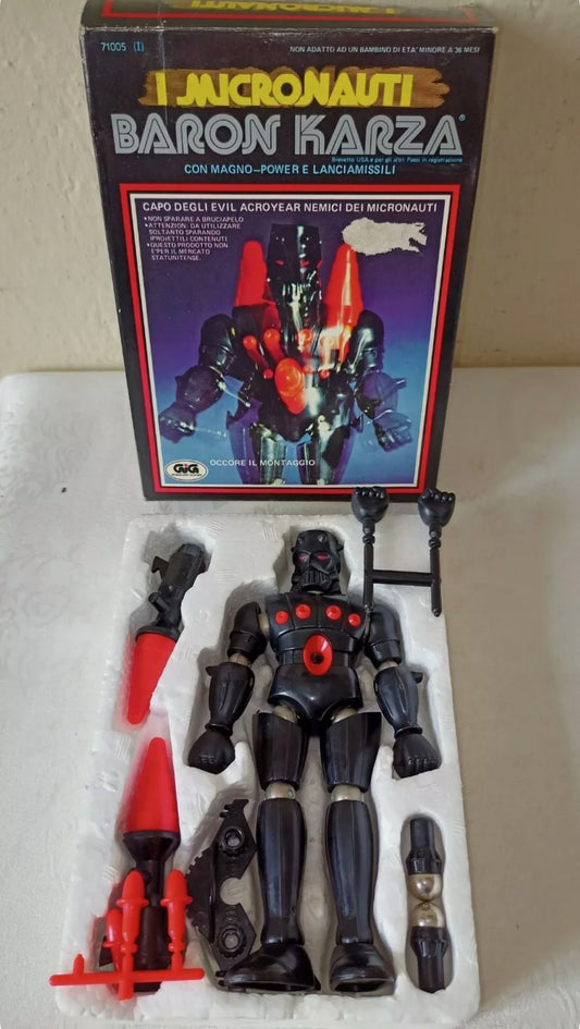 Original 1970s Baron Karza Micronauti robot