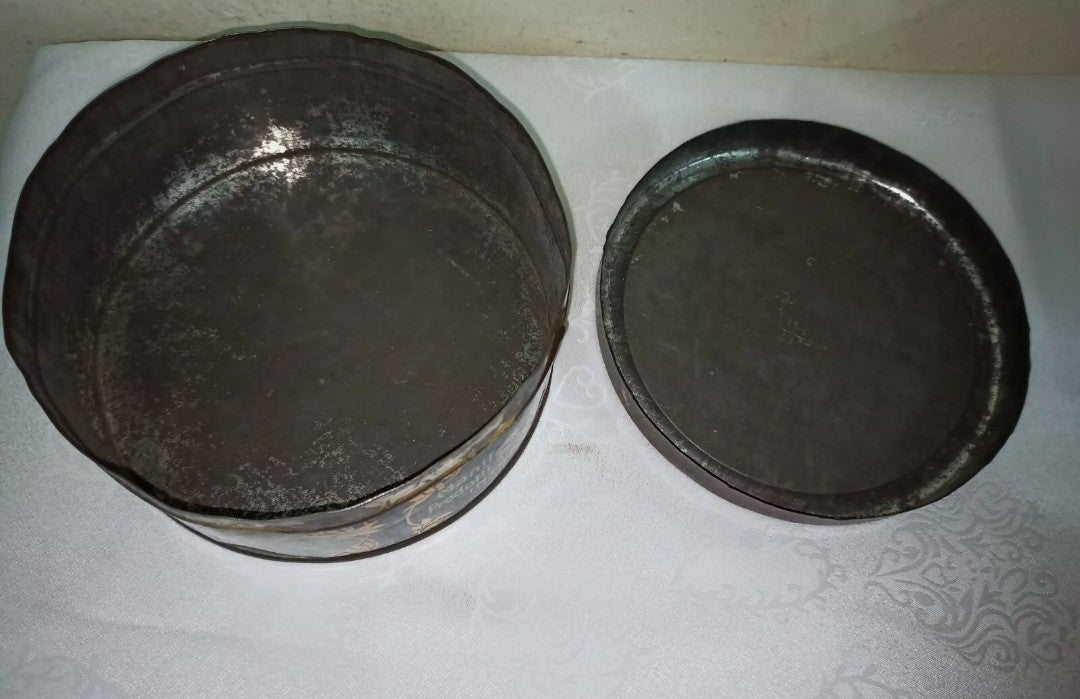 Scatola latta Assorbi Polvere Ideale P.A.C., originale anni 30-40