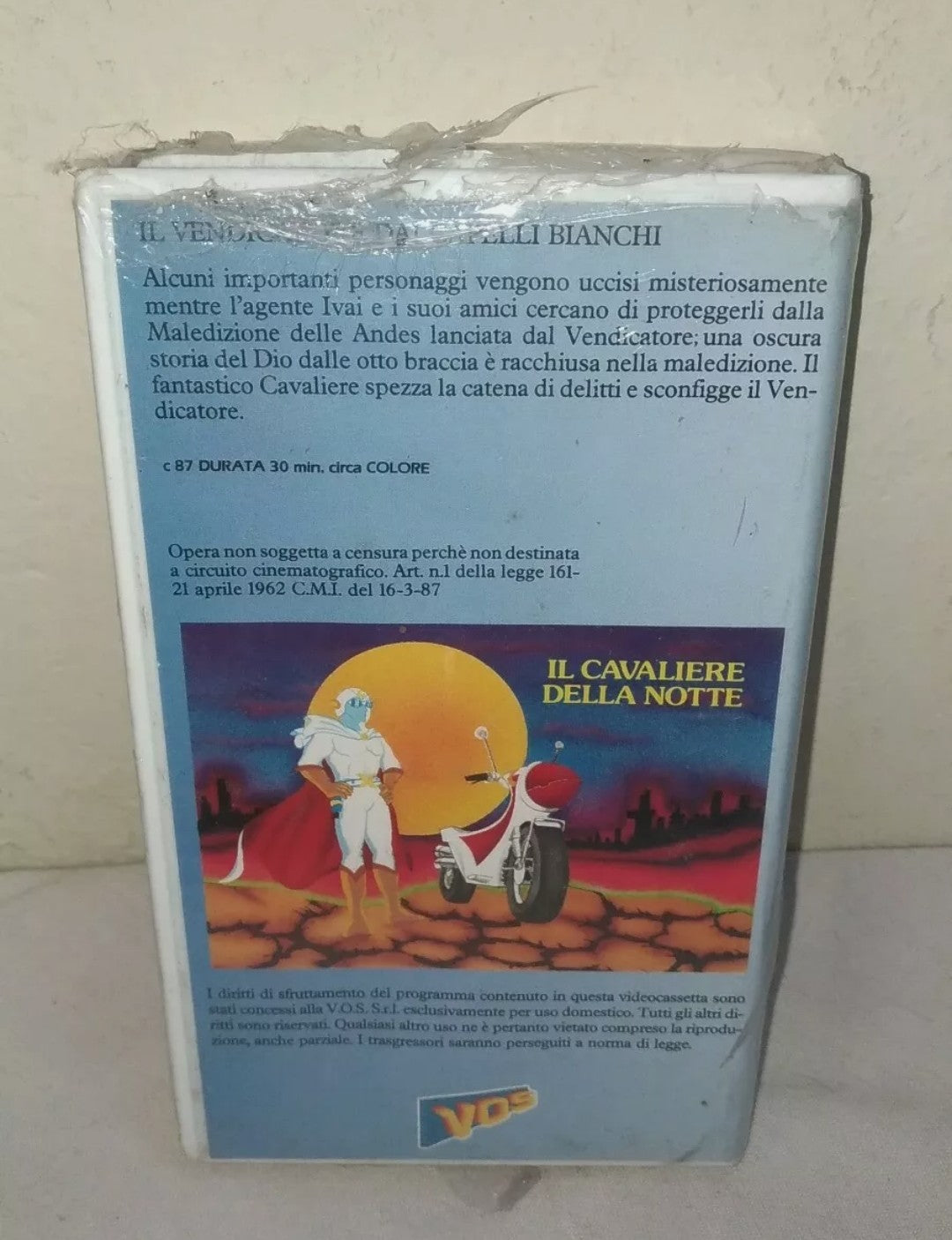 Vhs the white-haired avenger, Moon Mask Rider Gekko Kamen, original from the 80s