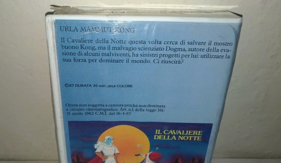 Vhs Urla mammut kong Gekko Kamen Moon Mask Rider, originale anni 80