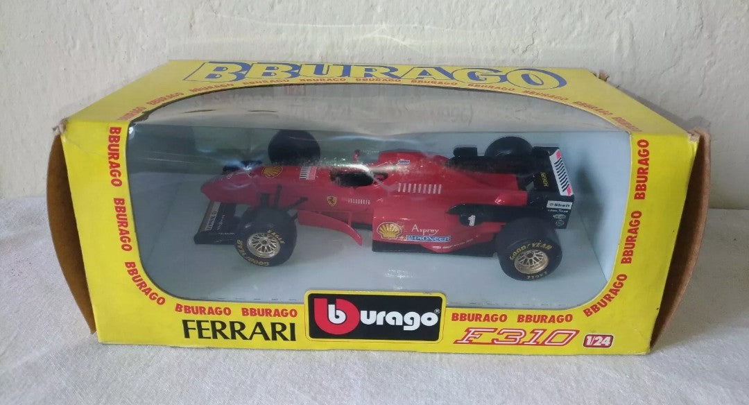 Burago Ferrari F310 Michael Schumacher model year 1996