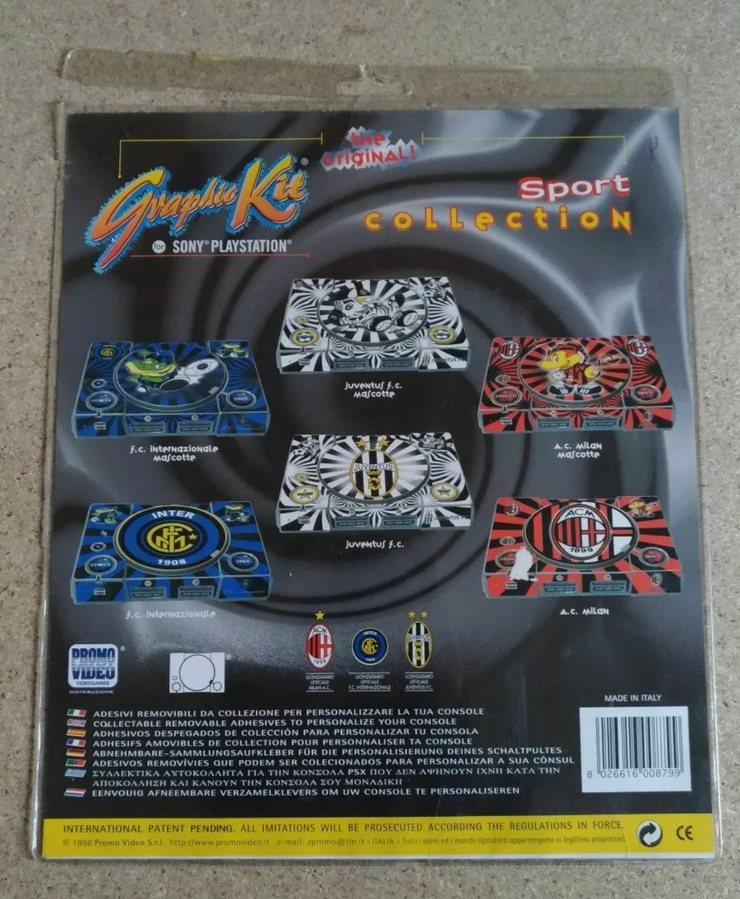 Skin cover for PlayStation 1