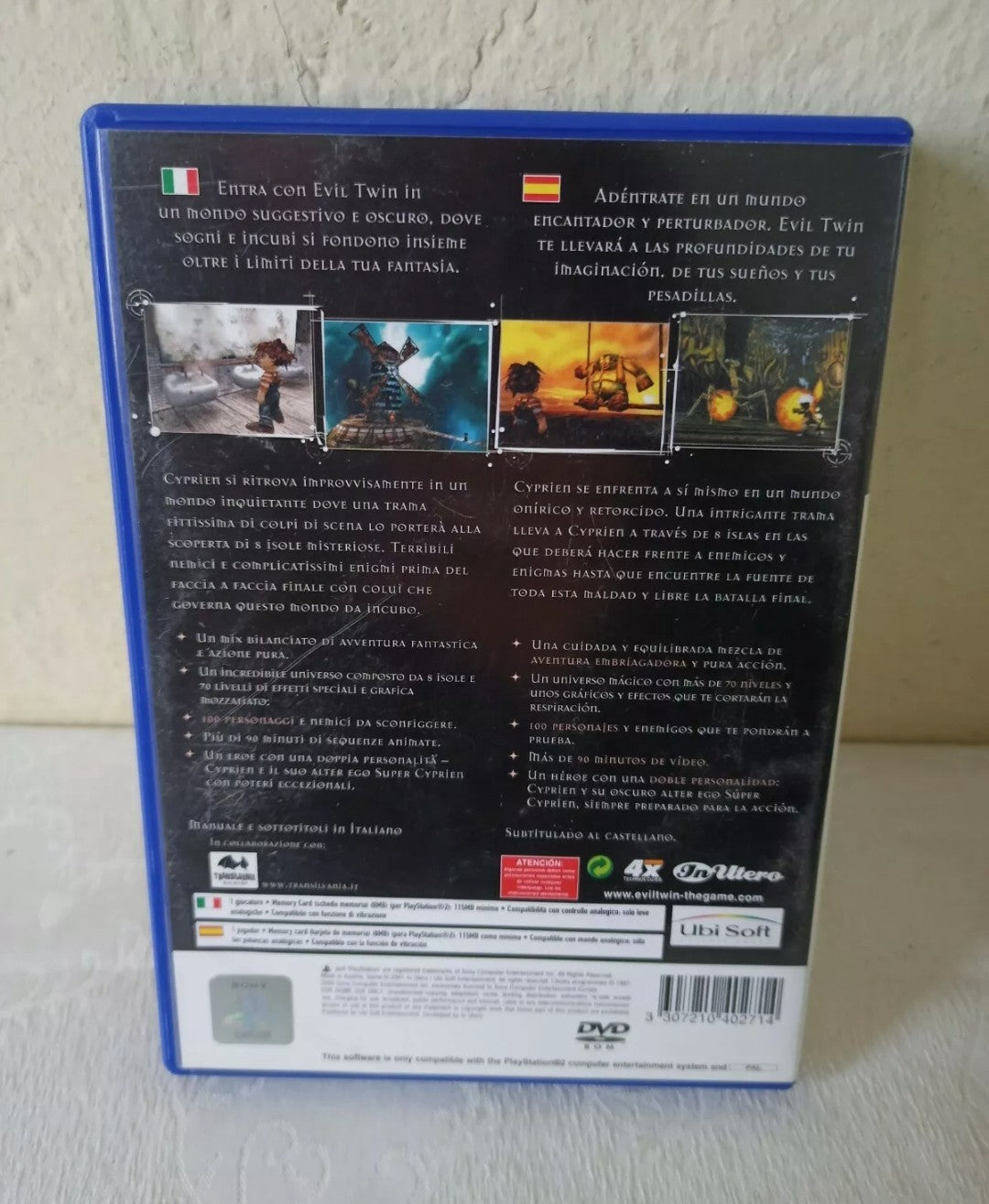 Evil Twin Cyprien's Chronicles video game for PlayStation 2