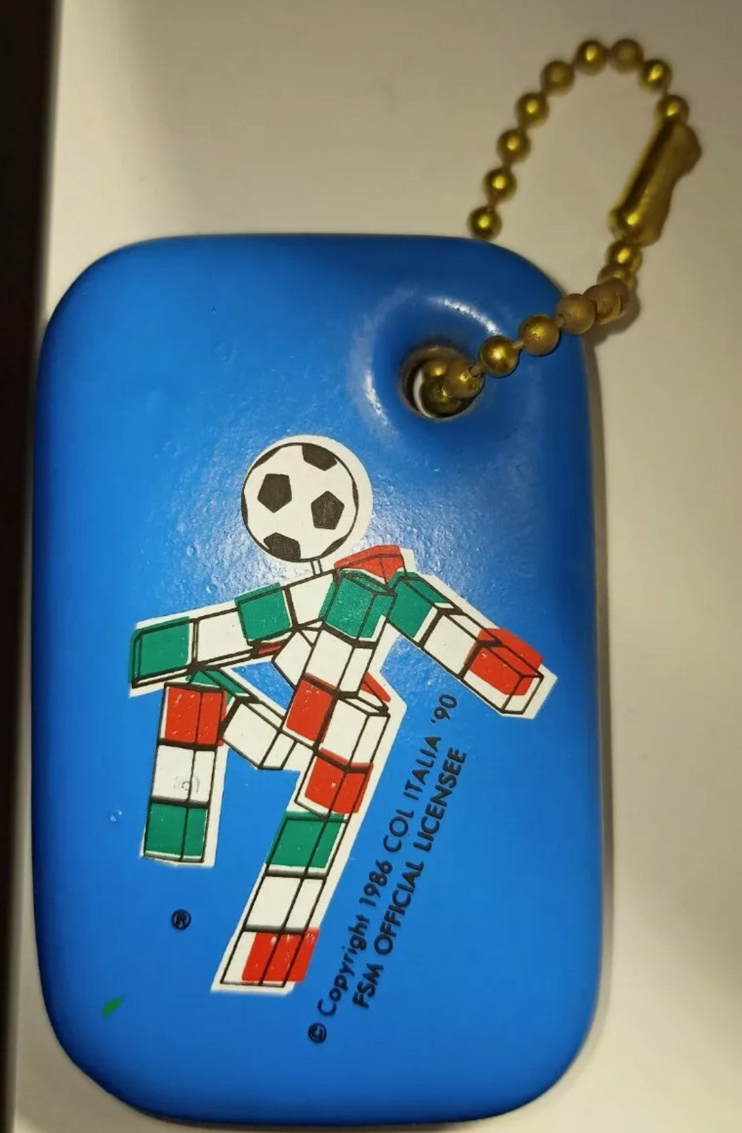 Italy 90 soft key ring