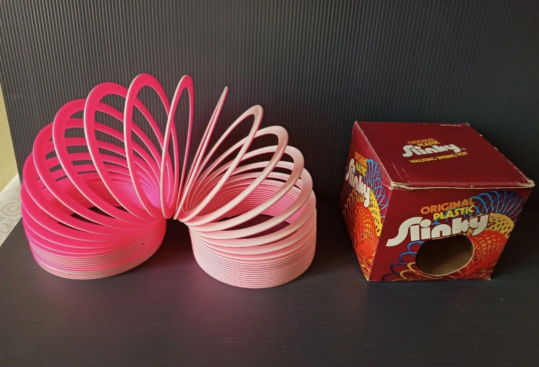 Slinky molla original plastic vintage, made in Usa originale anni 80