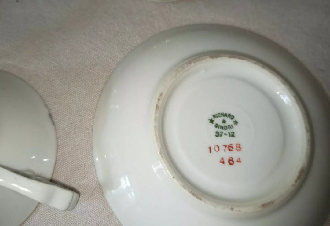 Set Thè Richard Ginori Vintage