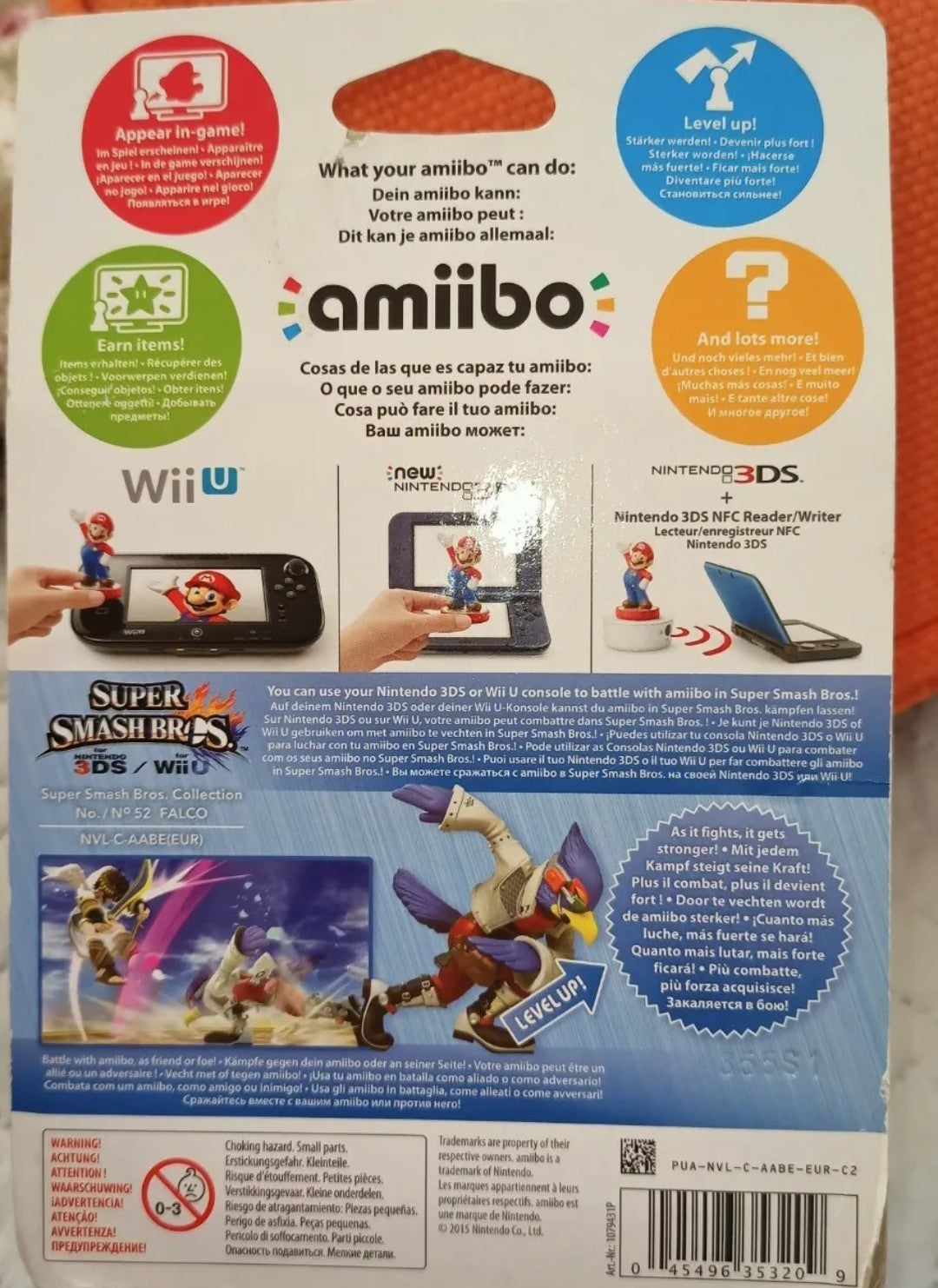 Amiibo for Nintendo Wii Falco n. 52 of the Super Smash Bros. Collection series